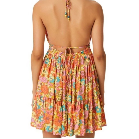 Jessica Simpson Floral halter dress M - Picture 2 of 7